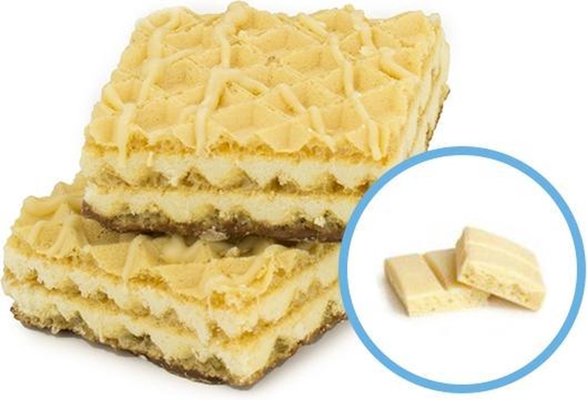 Protiplan | Wafel Witte Chocolade | 10 x 20