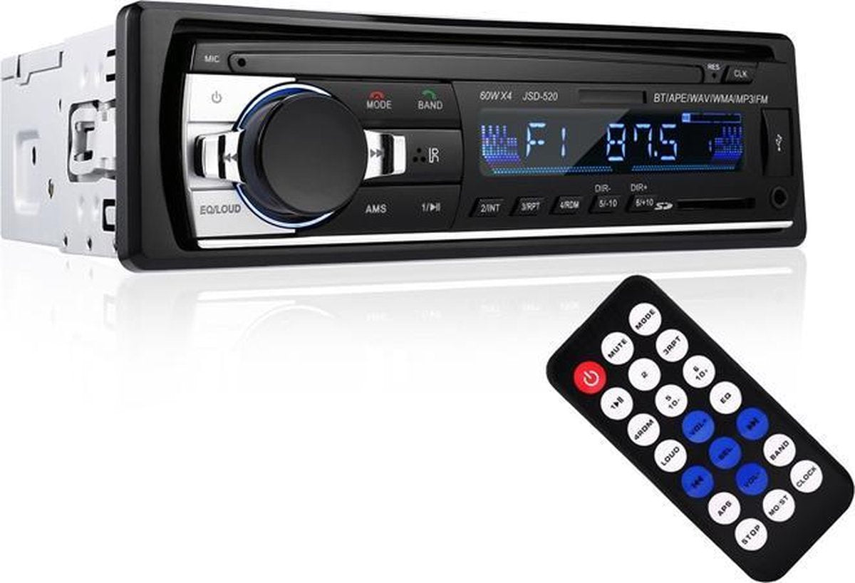 Carcemy Autoradio voor alle auto's met Bluetooth