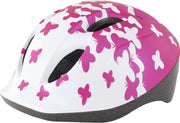 MET Buddy - Fietshelm - Kinderen - Vlinders - Roze / Wit ( 46-53 cm )