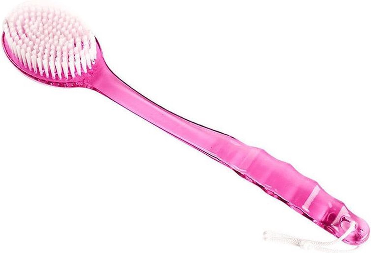 Rugscrubber | badborstel | doucheborstel | roze