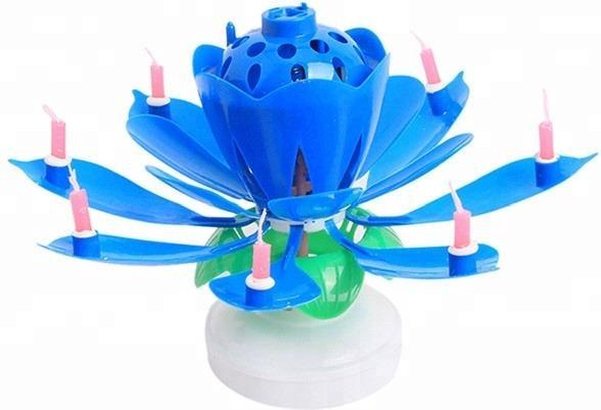 Verjaardagkaarsjes - 8 Kaarsen Blauw - Versiering – Geboorte - Huwelijk – Feest – Verjaardag – Kind - Taartdecoratie - Kaarsen