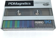Audio Cassettebandje PDM Magnetics Ferro C-90  Type I / jaar 1983 /  Uiterst geschikt voor alle opnamedoeleinden / Sealed Blanco Cassettebandje / Cassettedeck / Walkman / PDM cassettebandje.