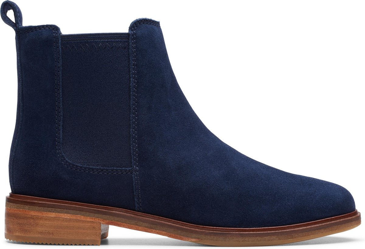 Clarks - Dames schoenen - Clarkdale Arlo - D - navy suede - maat 41