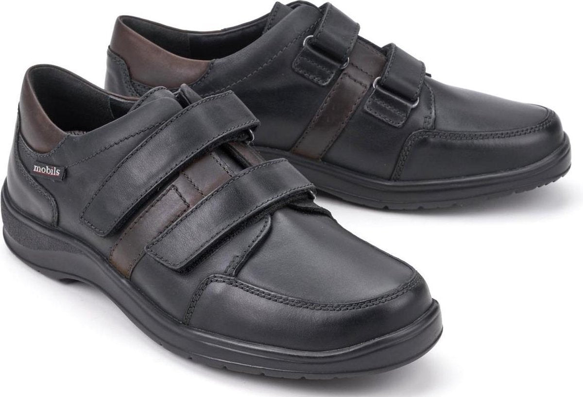 Mobils by Mephisto EYMAR Heren Schoenen - Extra Breed - Zwart - Maat 41