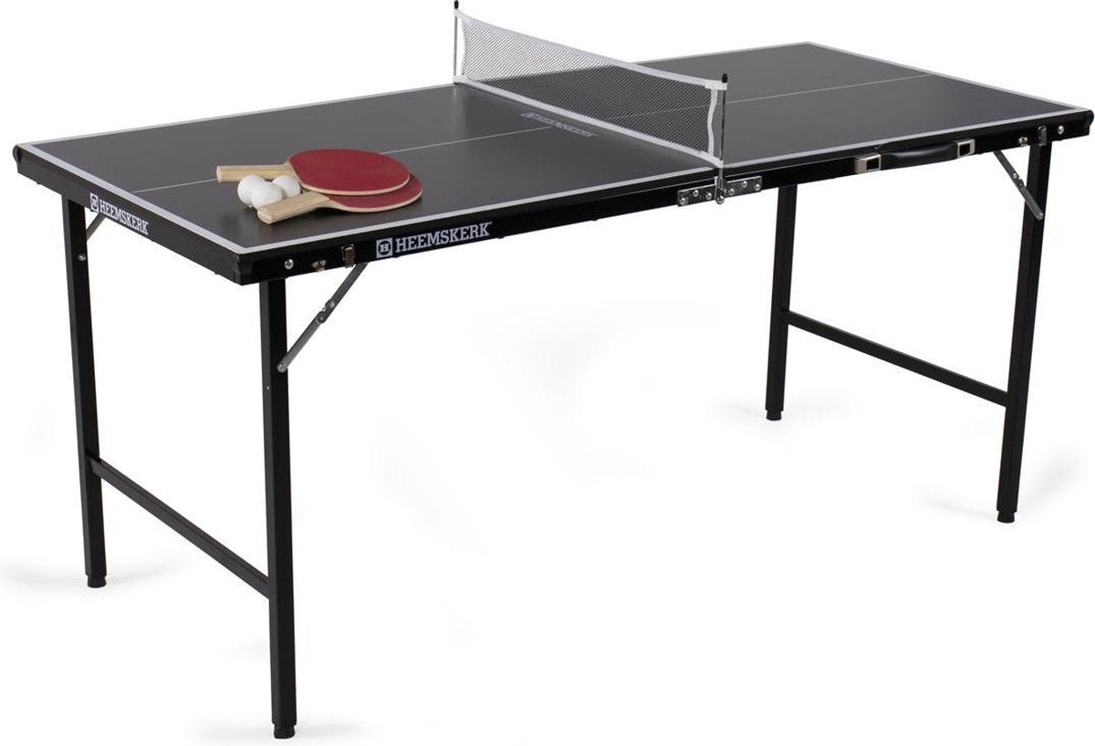 Heemskerk Tafeltennistafel Midi 800 - Inklapbaar tot koffertje - Incl. net en batset