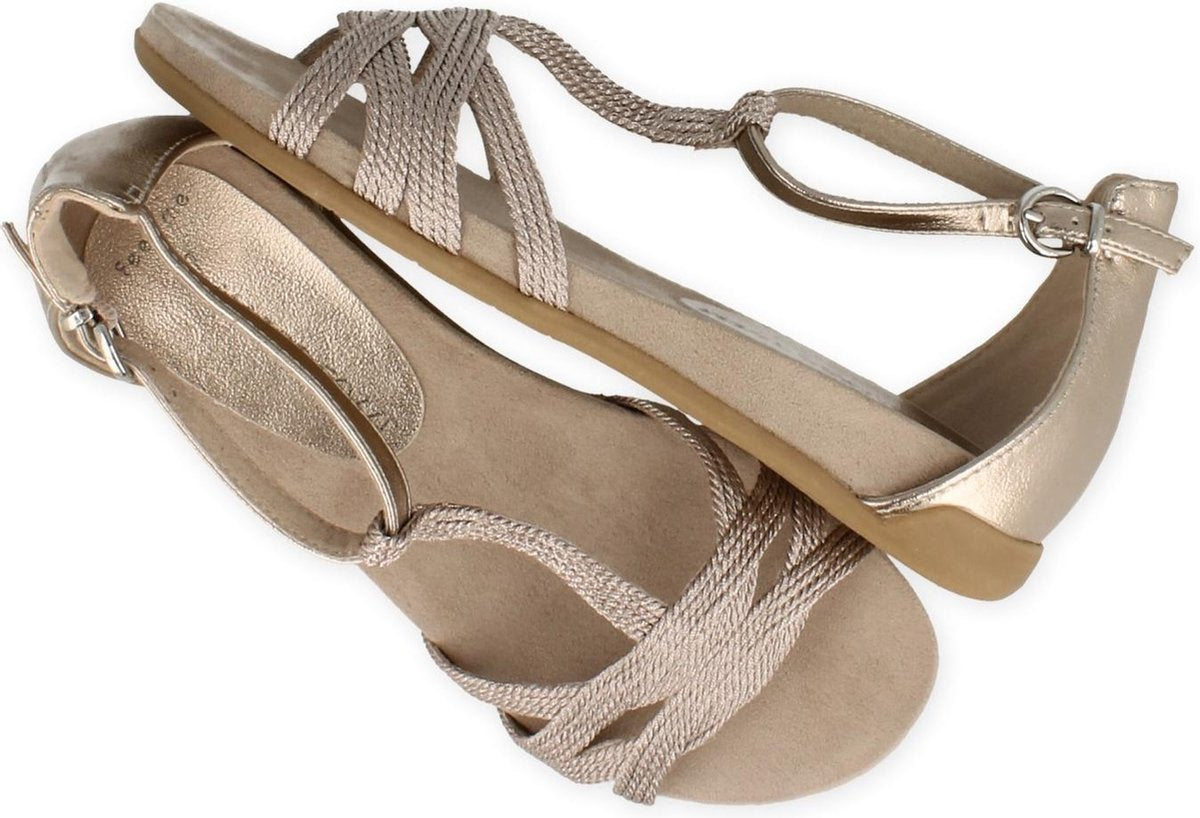 MARCO TOZZI DAMES SANDAAL ROSEGOLD ROSEGOLD 39