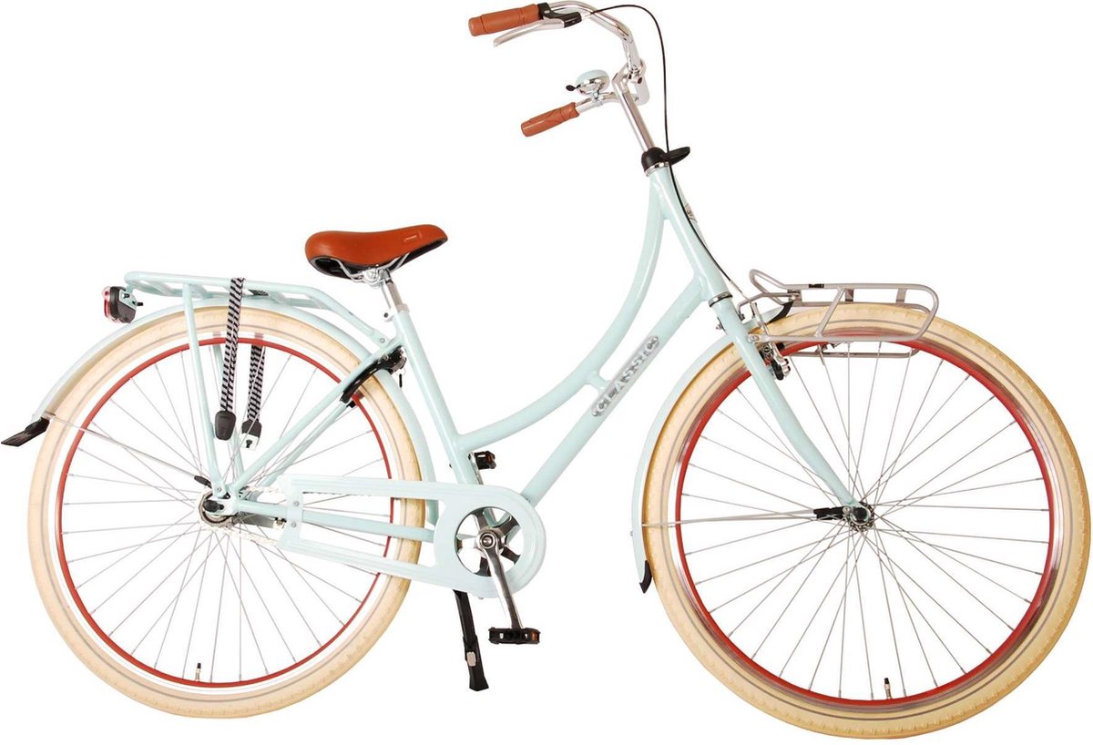 Volare Classic Oma Damesfiets - 28 inch - 45 centimeter - Pastelblauw