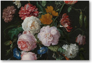 Stilleven met bloemen in een glazen vaas - 1500 Stukjes puzzel voor volwassenen - Jan Davidsz - Meesterwerken - Bloemen