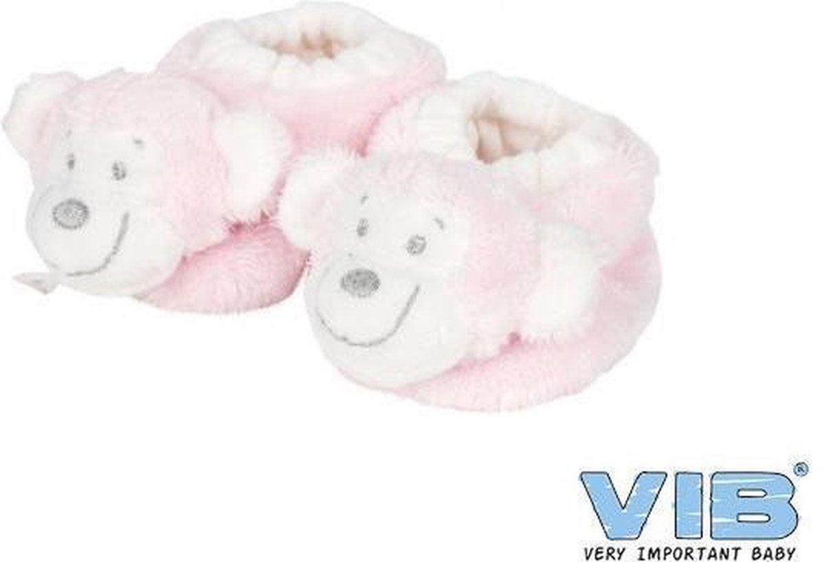 Vib slofjes aap roze