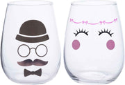 Glas - Faces  - 47cl - H11cm - (set van 6)