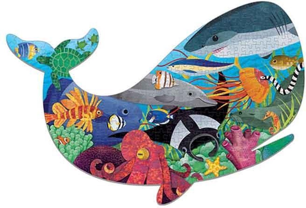 Mudpuppy gevormde puzzel Oceaan Leven - 300 stukjes