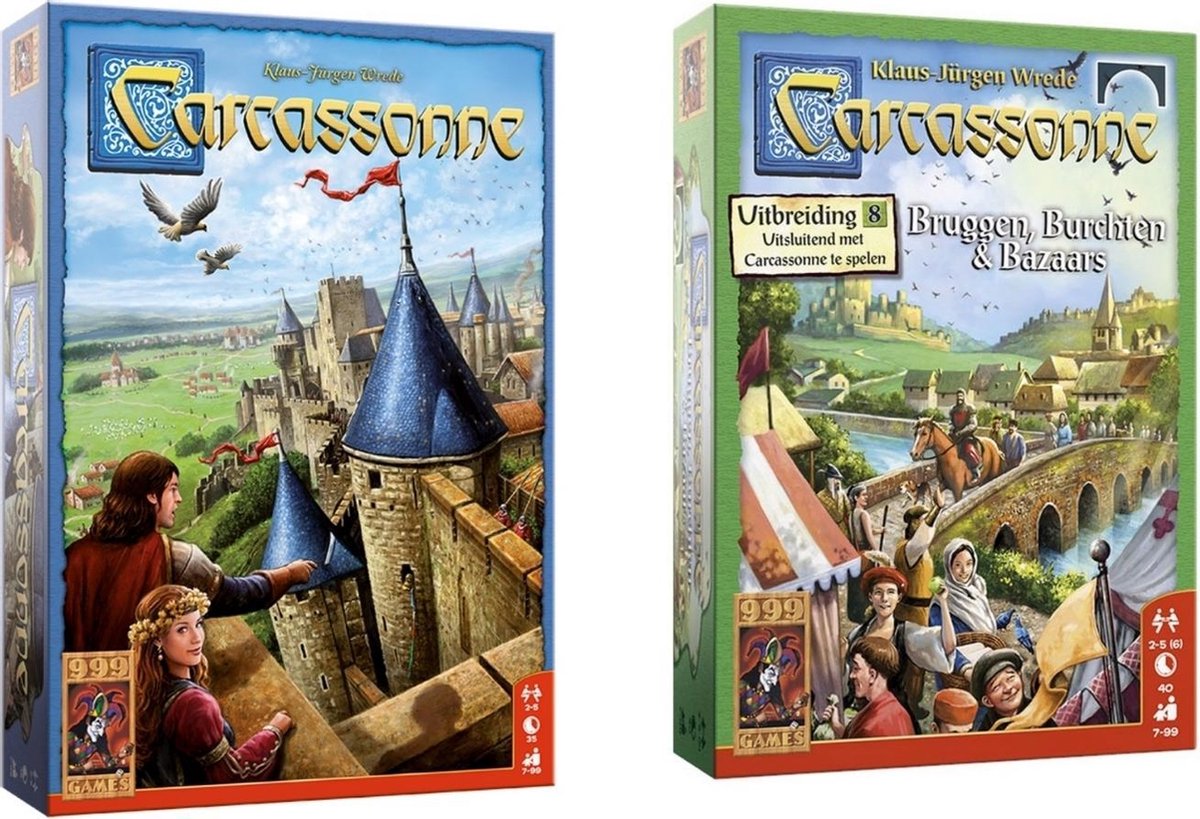 Spellenbundel - 2 stuks - Carcassonne & Bruggen