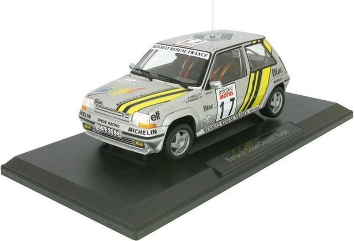 Renault SuperCinq GT Turbo Tour de Corse #17 1989 - 1:18 - Norev