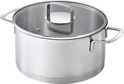 Kitchen Fun Mambo Kookpot D24cm 4.5lglazen Deksel - Alle Vuren