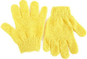 Martini Oceania Peeling & Scrubhandschoen - Geel -Voordeelset 2 Stuks!! - Verwijdert dode huidcellen en vitaliseert