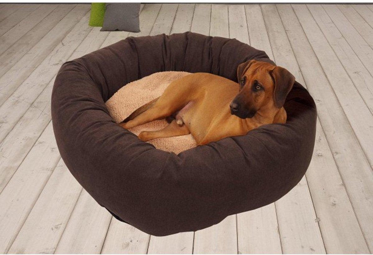 Sun Garden Muffin Hondenkussen Rond 100 cm Bruin/Beige