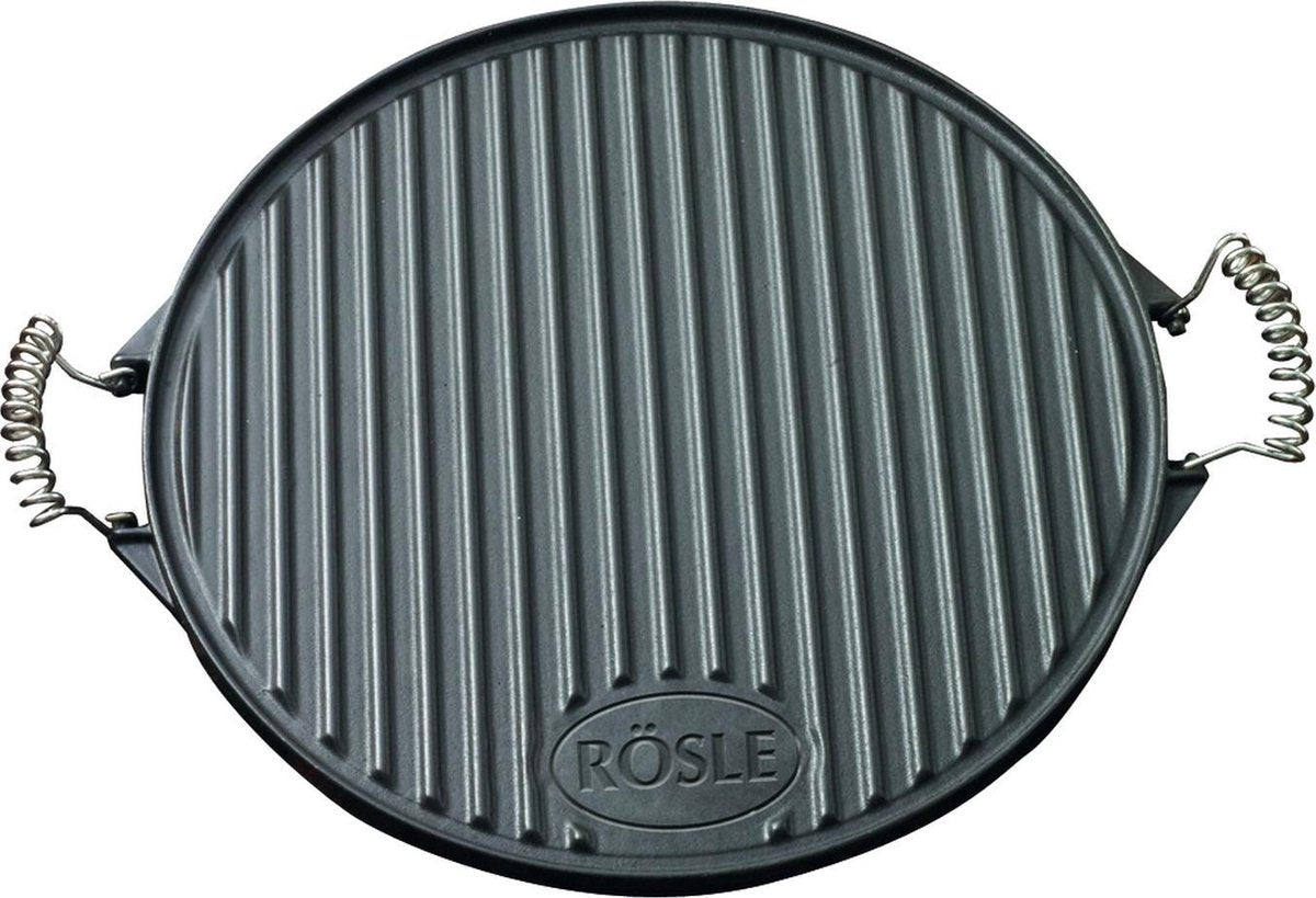 R�sle Grillplaat - � 40 cm - Zwart