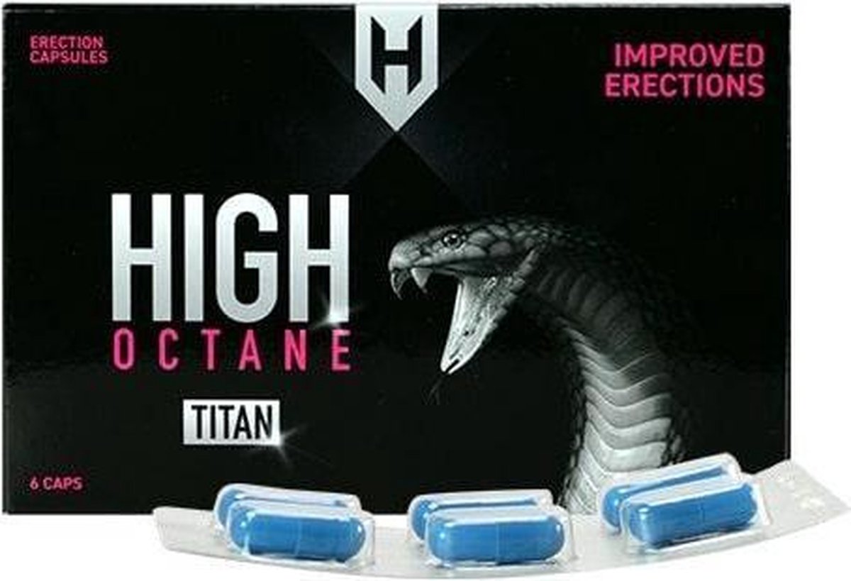 High Octane Titan Erectie Erectiepillen - Drogisterij - Erectiemiddelen - Discreet verpakt en bezorgd