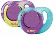 Nuby Orthodontische Fopspeen 12 Cm Paars/blauw 2 Stuks