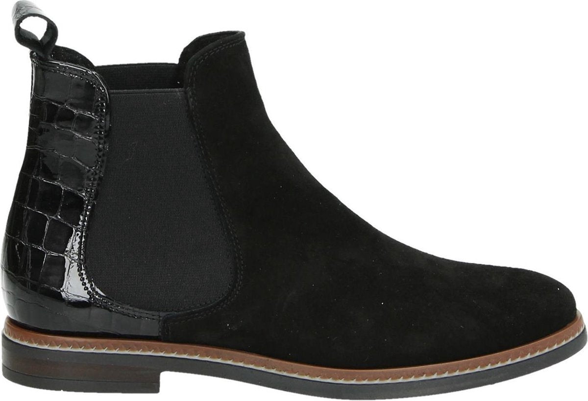 Nelson dames chelseaboot - Zwart - Maat 42