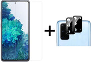 Beschermglas Samsung S20 FE screenprotector 1 stuk - Samsung Galaxy S20 FE screen protector camera lens - 1 stuk - Samsung Galaxy S20 FE screenprotector glas