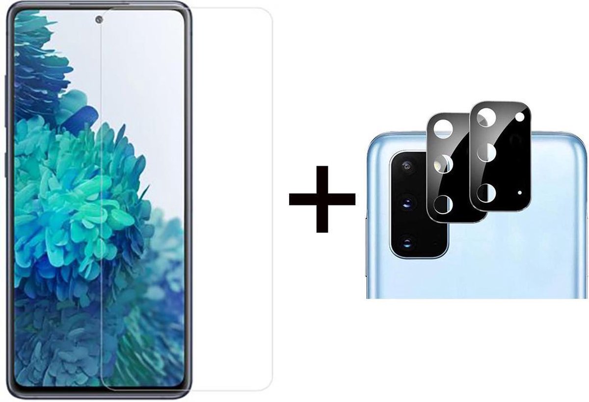 Beschermglas Samsung S20 FE screenprotector 1 stuk - Samsung Galaxy S20 FE screen protector camera lens - 1 stuk - Samsung Galaxy S20 FE screenprotector glas