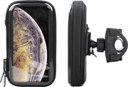 Interphone - iPhone Xs Max Motorhouder Unicase Telefoonhouder Fiets en Motor Stuur Zwart