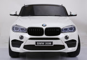 Elektrische Kinderauto BMW X6M Wit 12V Met Afstandsbediening 2 Persoons Auto
