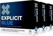 Explicit Blue Erectiepillen - 12 stuks - Libido verhogende Erectiepillen