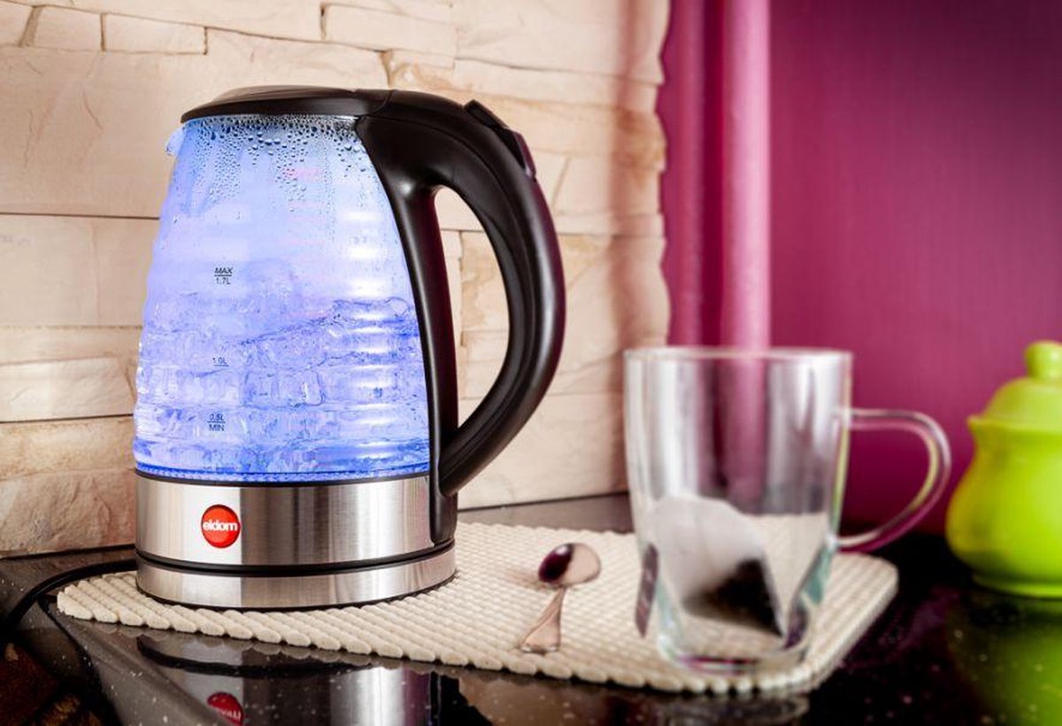 Waterkoker - ELDOM - met LED licht - RVS