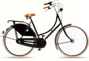 Classic De Luxe 28 Inch 57 cm Dames 3V Trommelrem Zwart