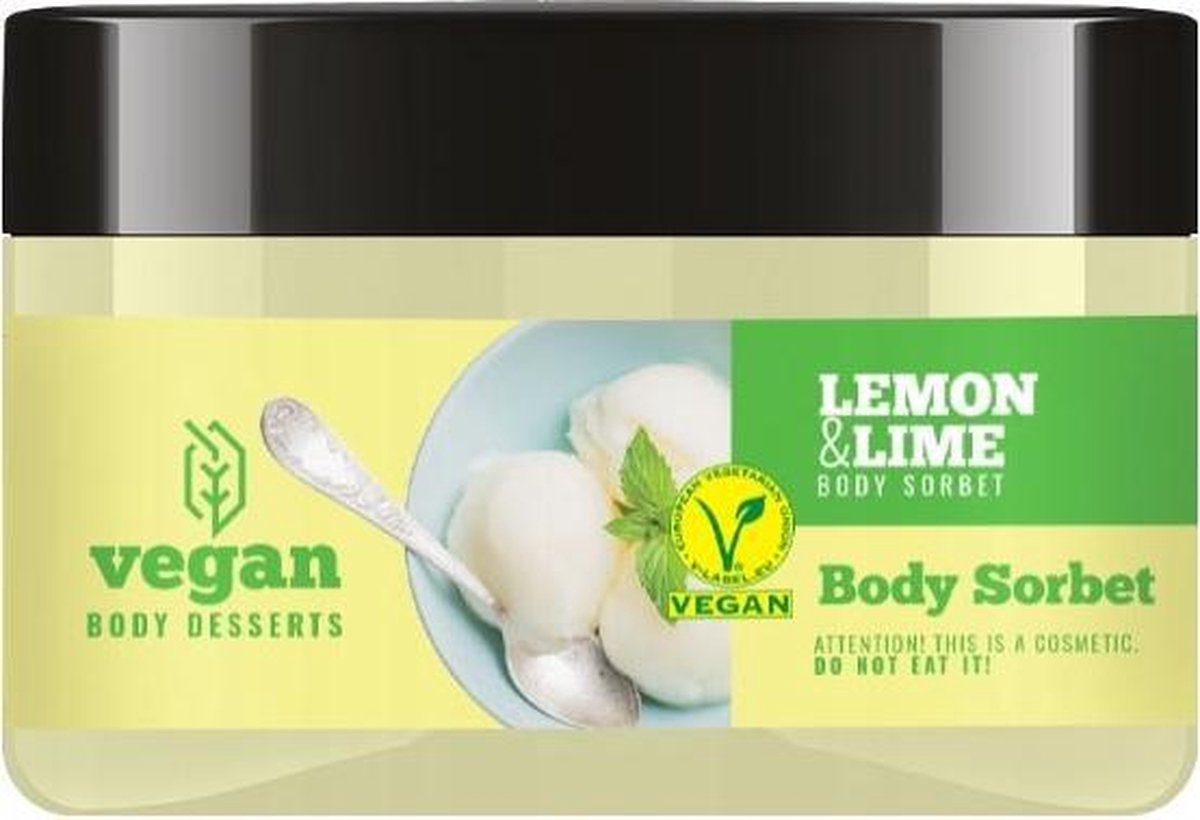 Vegan Desserts - Lemon & Lime Sorbet Body Sorbet 250ml.