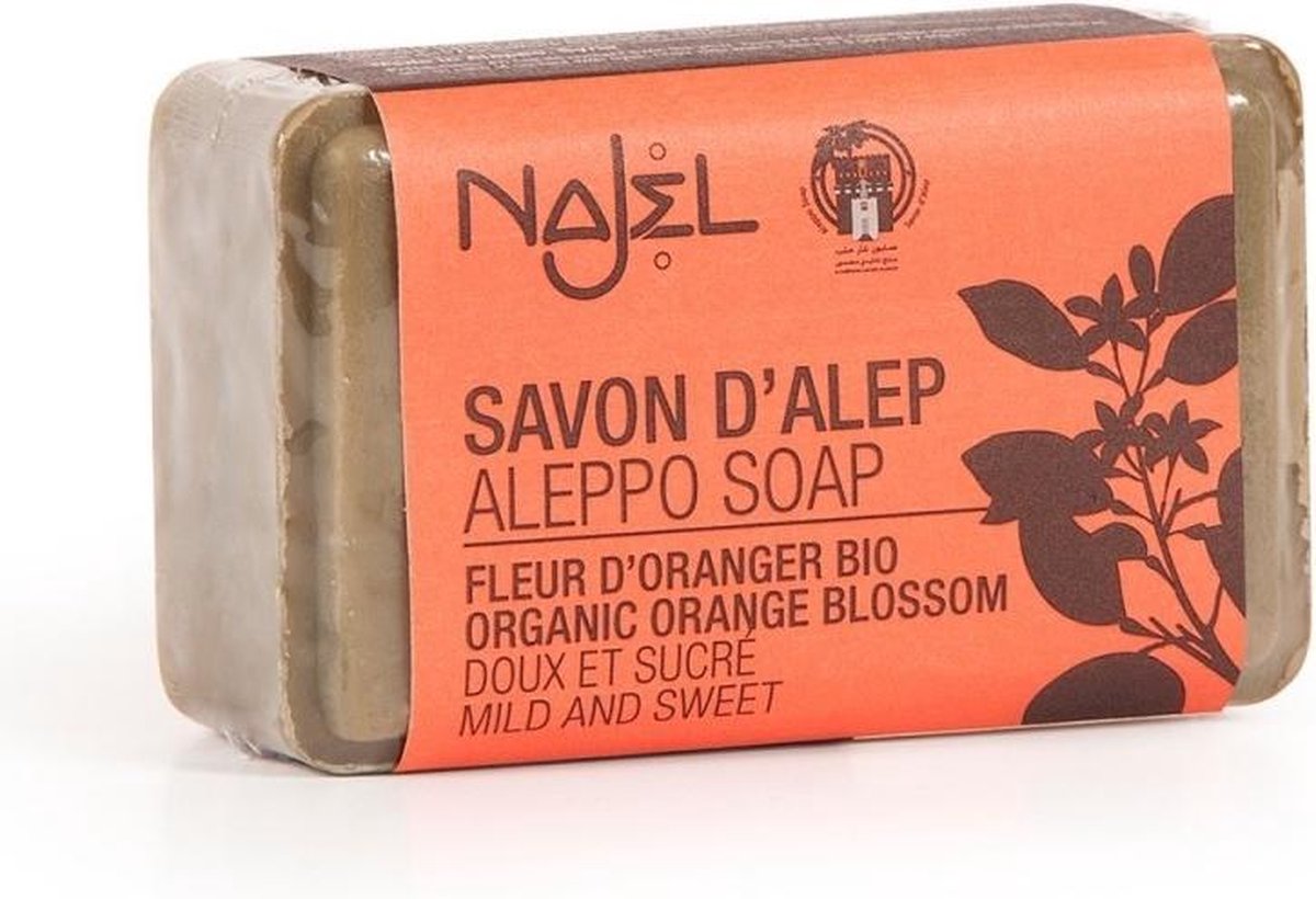 Aleppo zeep met oranjebloesem - 100gr