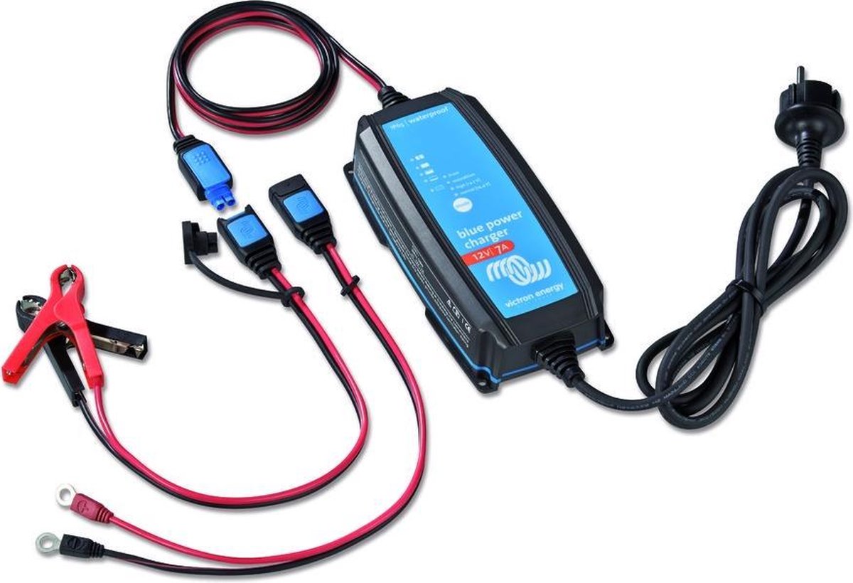 Blue Power IP65 Acculader 12/7 + DC connector