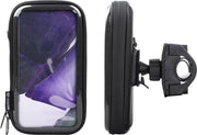 Interphone - Samsung Galaxy Note 20 Ultra Motorhouder Unicase Telefoonhouder Fiets en Motor Stuur Zwart