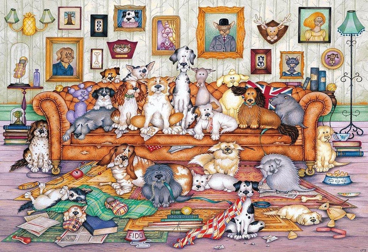 Gibsons puzzel The Barker-Scratchits - 500 stukjes