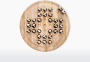 Nkuku Groot Houten Solitaire Bord - Mangohout & Staal