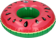 Opblaasbare Watermeloen Bekerhouder voor Bekers en Blikjes – 1 stuks – 18 x 18 x 6 cm  | Opblaas Meloen Drankhouder | Opblaasartikel | Zwembadaccessoire | Drankhouders | Bekerhouders | Opblaasartikelen | Opblaasfiguur