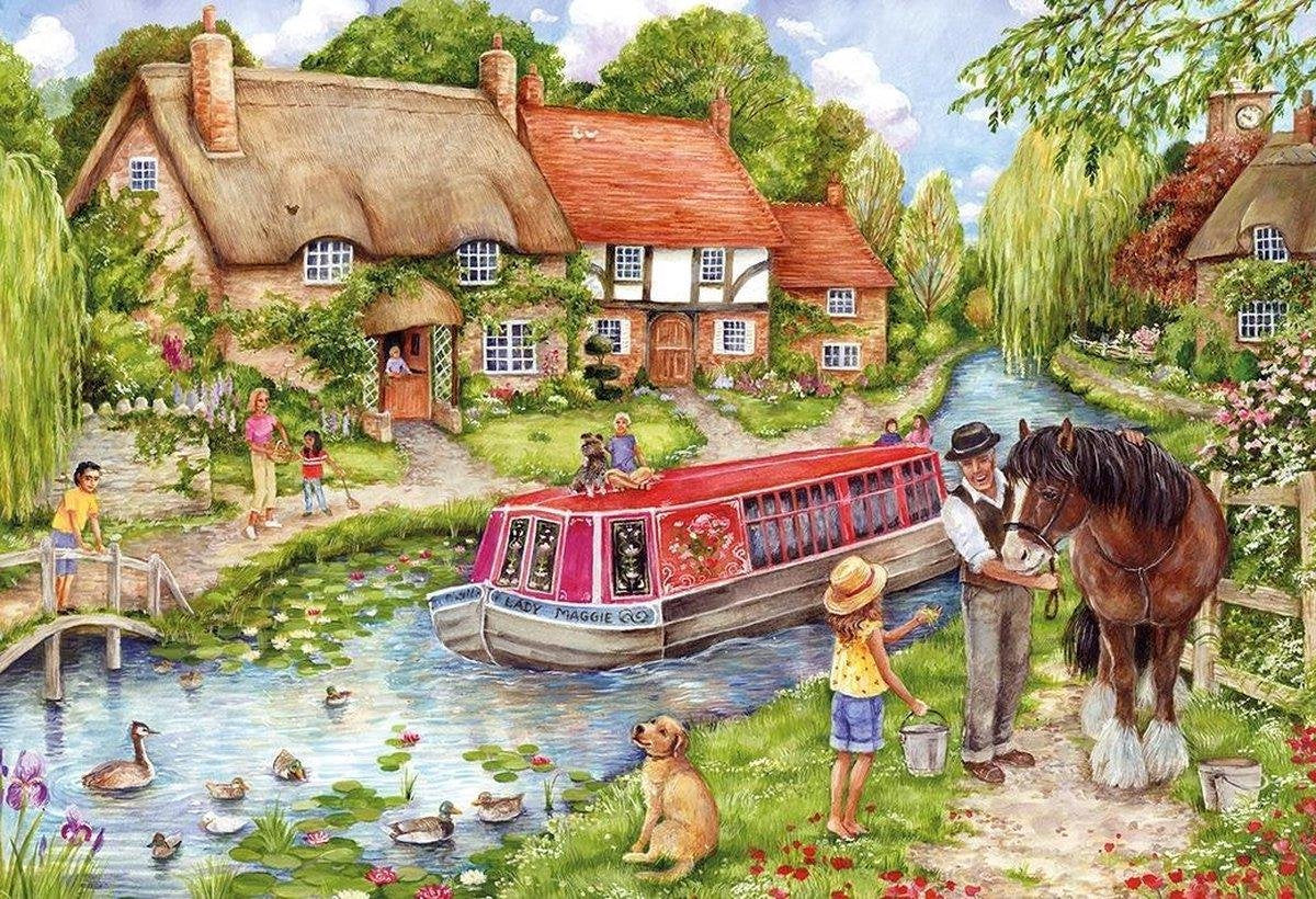 Gibsons puzzel Corfe Castle Crossing - 500 stukjes