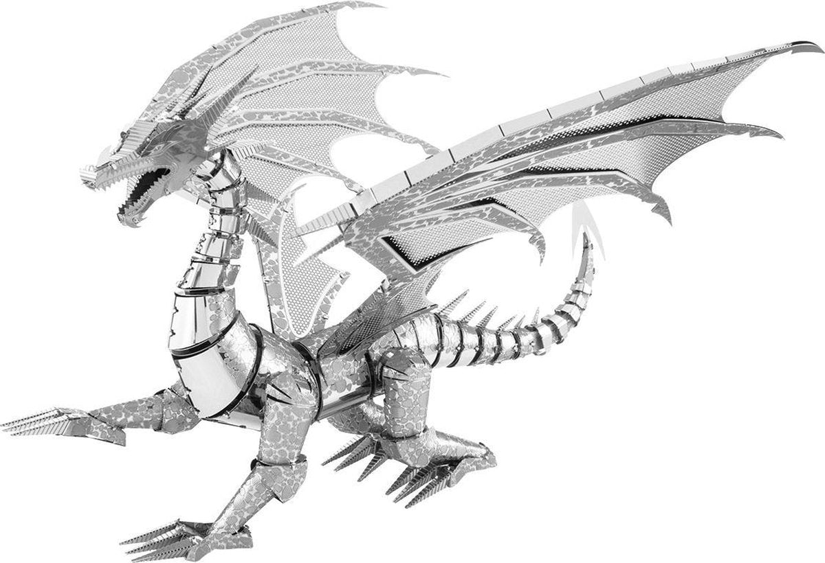 Metal Earth Silver Dragon - Iconx 3D puzzel