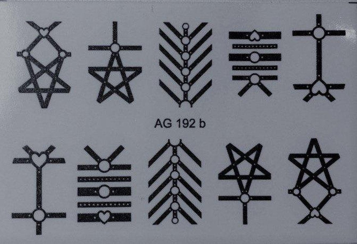Korneliya Airbrush Waterdecal   AG 192 black