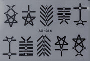Korneliya Airbrush Waterdecal   AG 192 black
