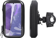 Interphone - Samsung Galaxy Note 20 Motorhouder Unicase Telefoonhouder Fiets en Motor Stuur Zwart