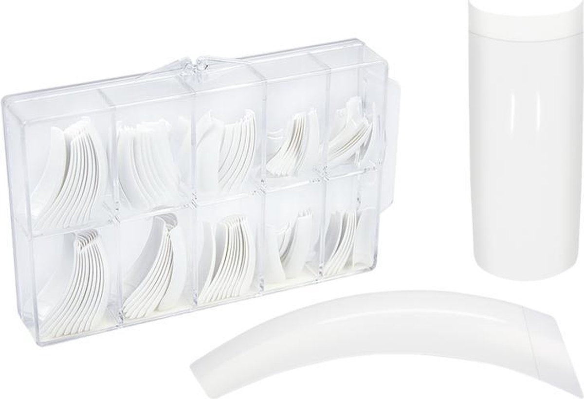 GUAPÀ Kunstnagels French Manicure Wit 100 Stuks (piece) Blister­verpakking