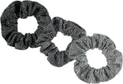 Sarlini Haarelastiek Scrunchies Khaki | 3 stuks