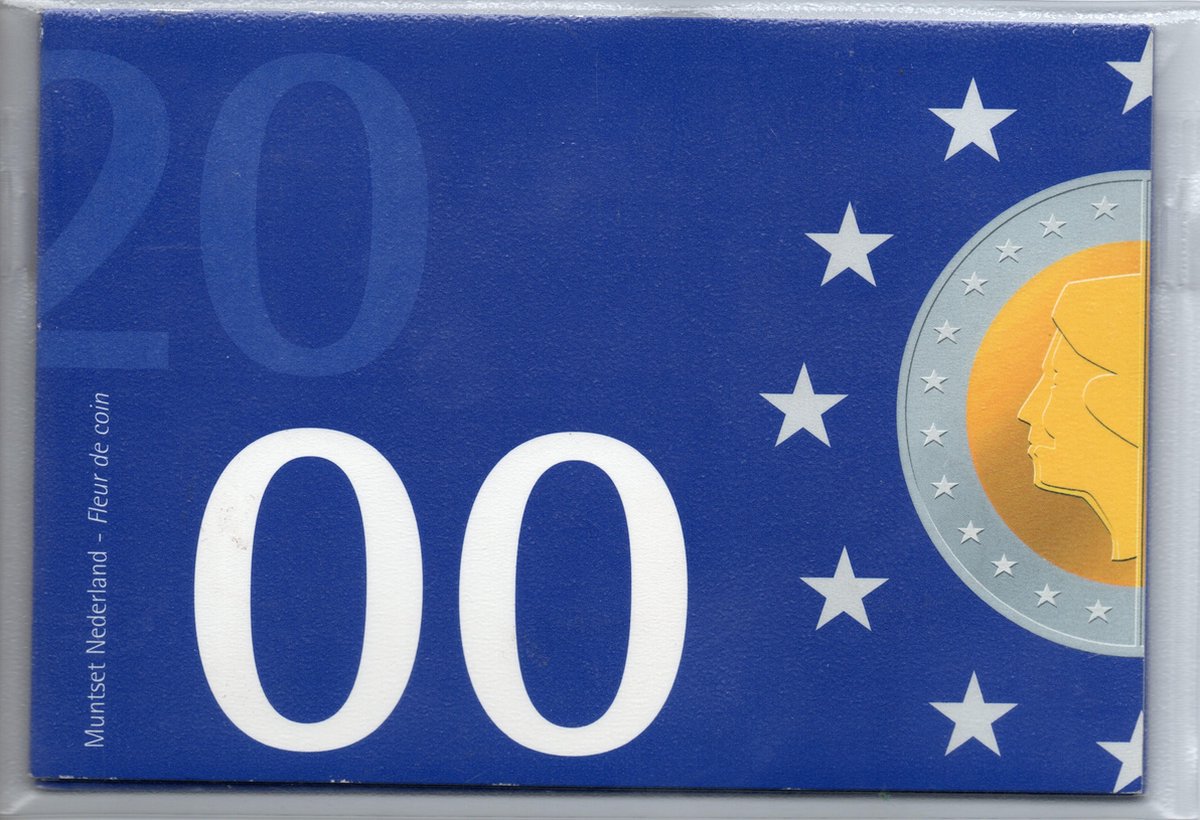 Nederland Jaarset Munten 2000 FDC - Euro Introductie