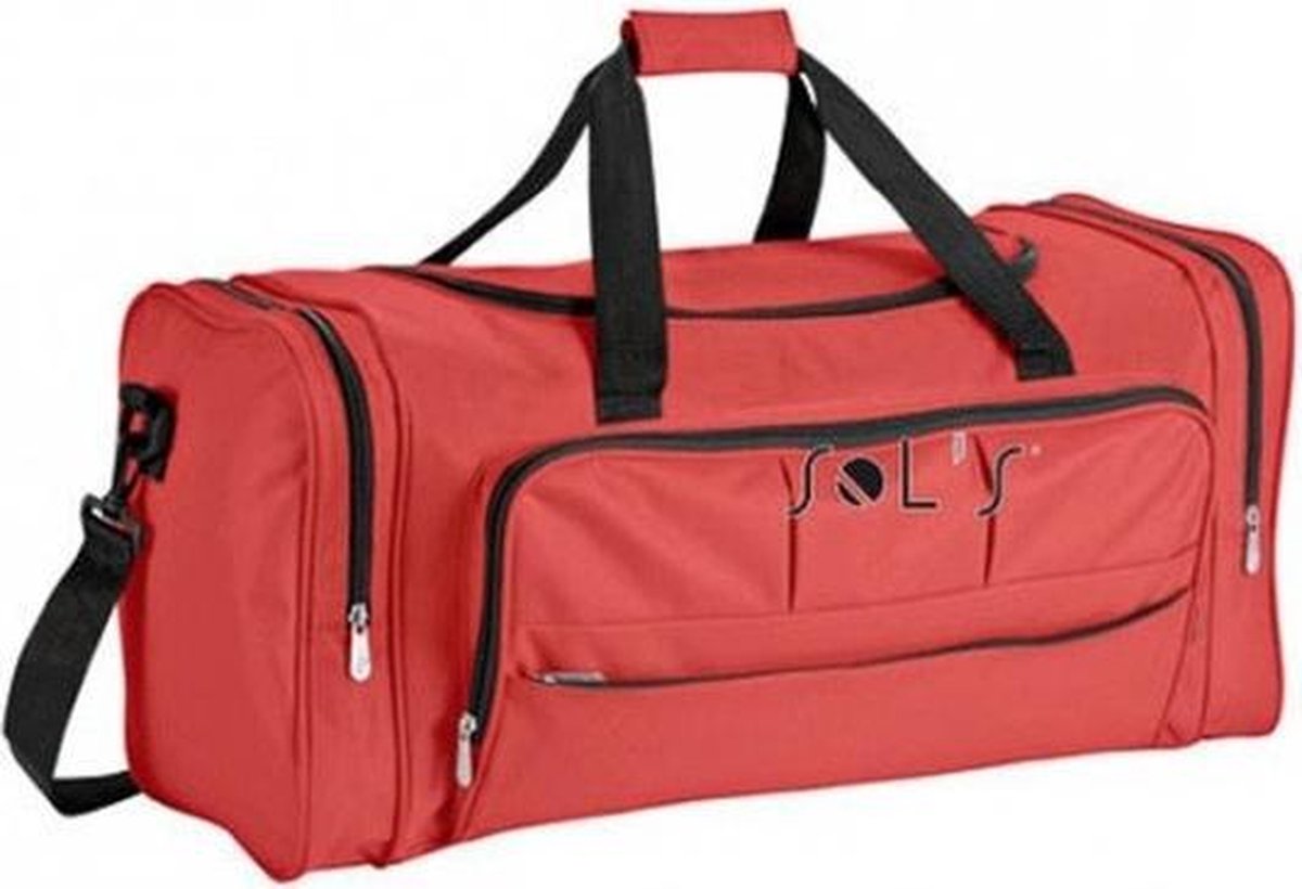 Sporttas rood 62 cm - Weekendtas