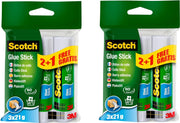 Scotch® / 3M / lijmstiften / Gluestick 21g / Plakstift voor papier en karton / 2 x 3 Lijmstiften / 2 PACK