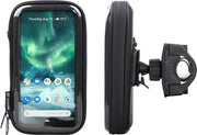 Interphone - Nokia 7.2 Motorhouder Unicase Telefoonhouder Fiets en Motor Stuur Zwart