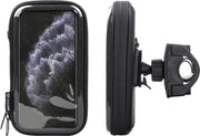 Interphone - iPhone 11 Pro Max Motorhouder Unicase Telefoonhouder Fiets en Motor Stuur Zwart